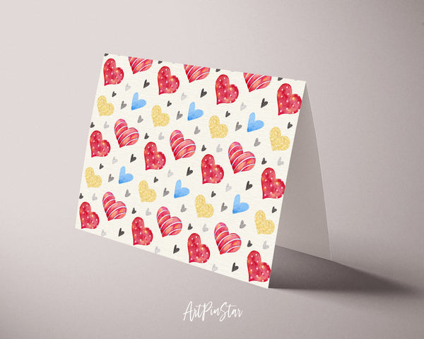 Happy Valentine's Day Customized Greeting Card