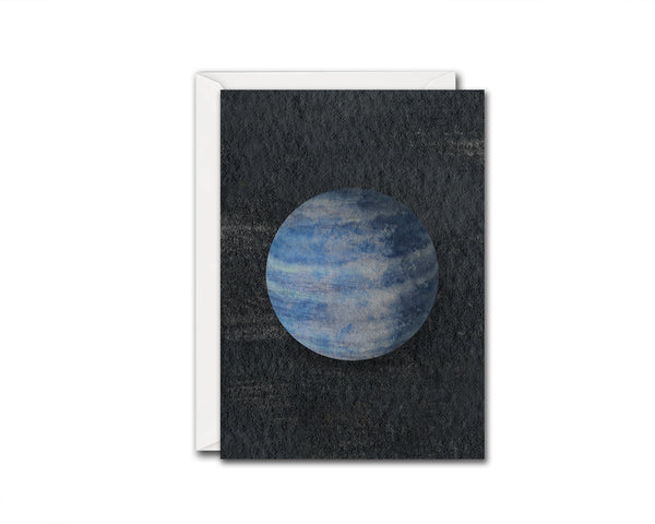 Neptune Planet Solar System Customizable Greeting Card