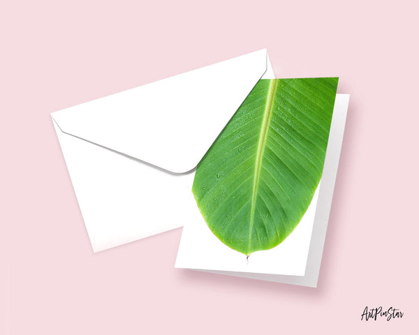Banana leaf Botanical Garden Customized Greeting Card