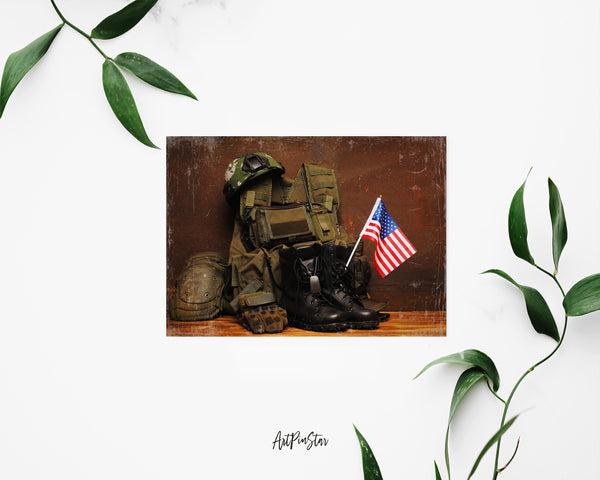 Veterans Day Remember Honor Never Forget USA Celebration Patriotism Protection Custom Holiday Greeting Cards