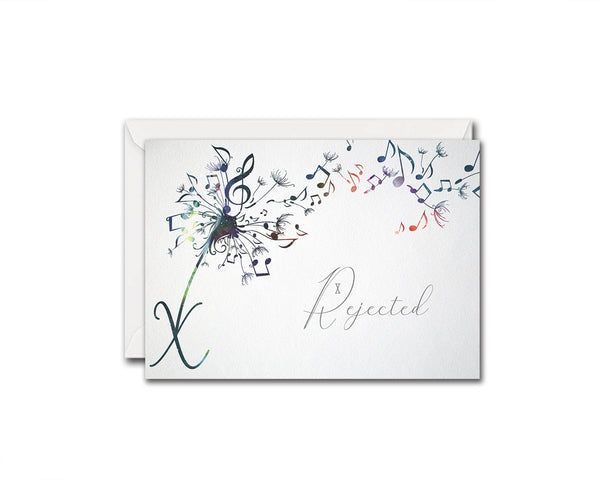 Inspiring Music Quote Letter X Symbol X Rejected