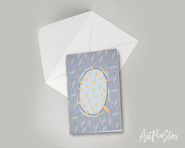 Alphabet Forest Letter Q Animal Monogram Note Cards
