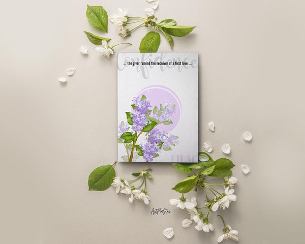 Lilac Flower Meanings Symbolism Customized Gift Cards