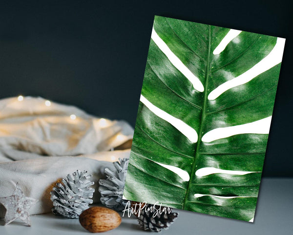 Tropical Palm Leaf Botanical Garden Customized Greeting Card