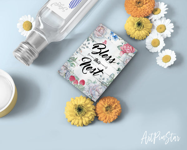 Bless this nest Inspirational Quote Customized Greeting Cards