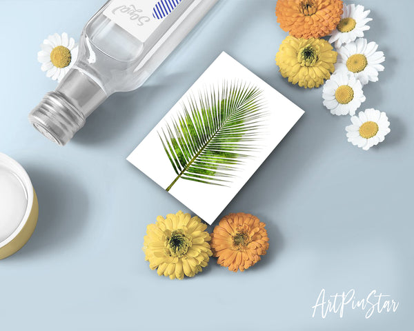 The Coconut Palm Leaves Botanical Garden Customized Greeting Card