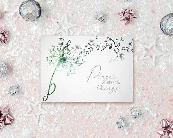 Inspiring Music Quote Letter P Symbol Prayer changes things
