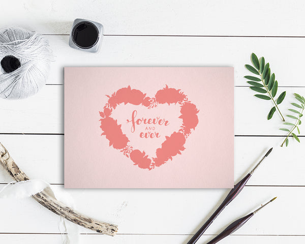 Forever and ever Friendship Customized Greeting Card