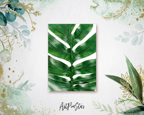 Tropical Palm Leaf Botanical Garden Customized Greeting Card