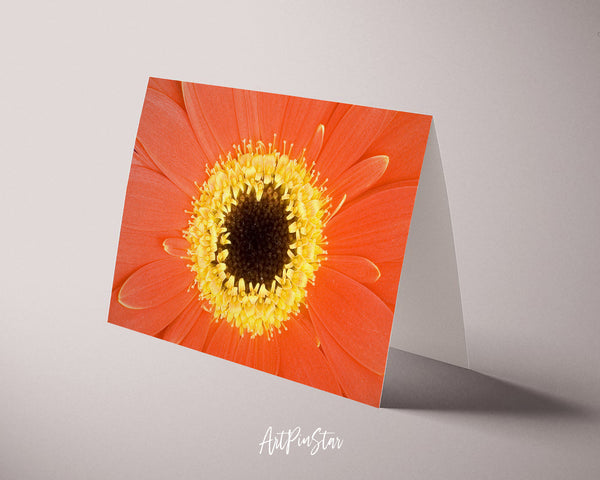 Gerbera Daisy Flower Photo Art Customized Gift Cards