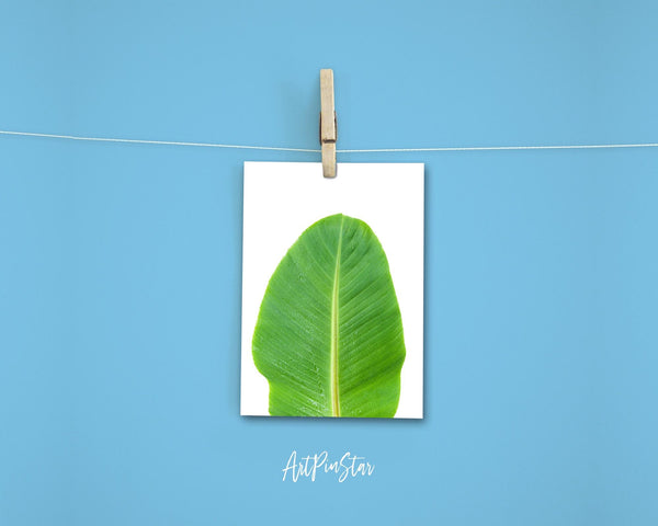 Banana leaf Botanical Garden Customized Greeting Card