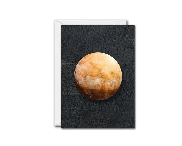 Mars Planet Solar System Customizable Greeting Card