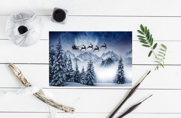 Christmas Santa Personalized Holiday Greeting Card Gifts