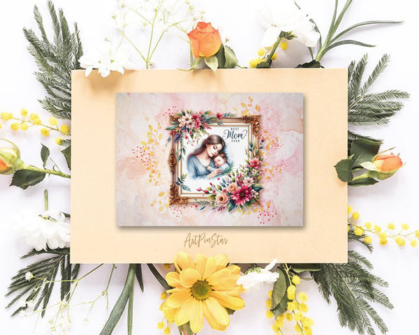 Best Mom Ever Frame Mother's Day Greeting Cards