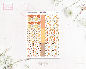 A133a | Thanksgiving Mini Fullbox Pattern, A5