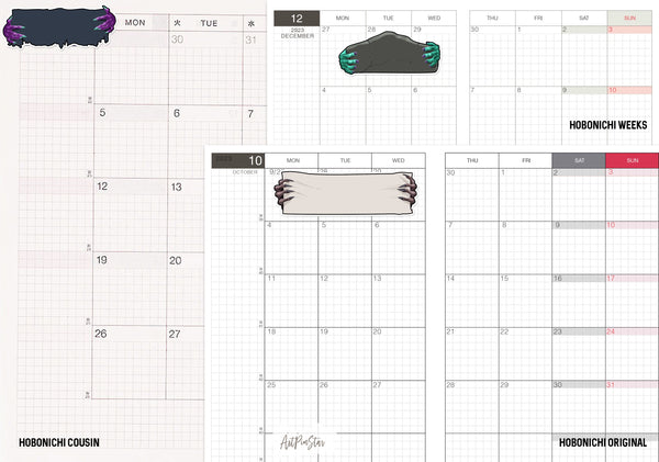 Halloween Banners White Stickers