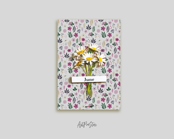 Garden Flower Personalized Vellum Dashboard