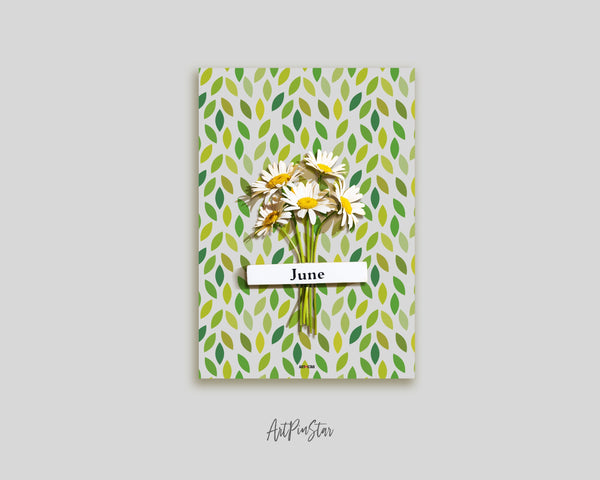 Green Leaves Personalized Vellum Dashboard