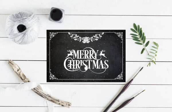 Merry Christmas Personalized Holiday Greeting Card Gifts