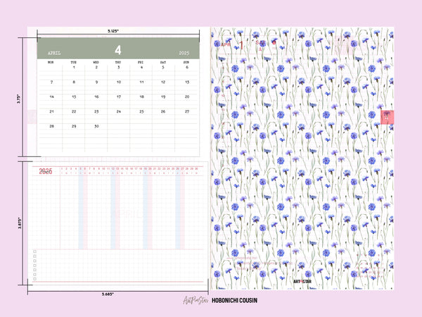 Cornflowers Personalized Vellum Dashboard