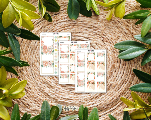 Botanical Mini Fullbox Clear Stickers