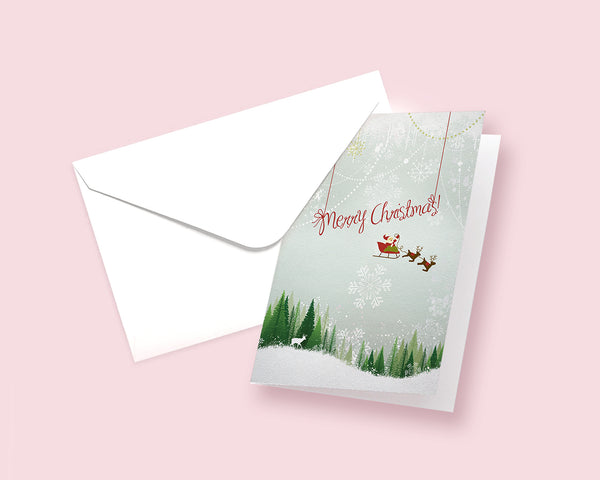 Merry Christmas Personalized Holiday Greeting Card Gifts