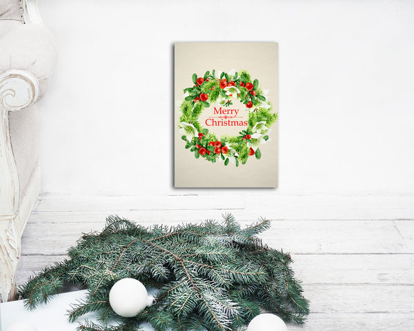 Christmas Wreath Personalized Holiday Greeting Card Gifts