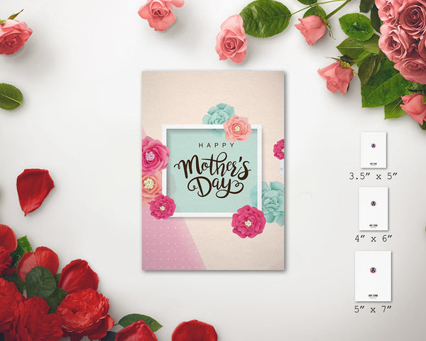 Flower Frame Mother's Day Greeting Cards