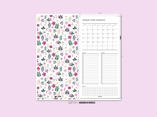 Garden Flower Personalized Vellum Dashboard