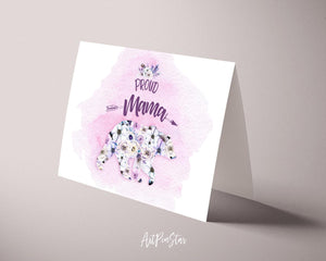 Proud Mama Bear Mother's Day Occasion Greeting Cards