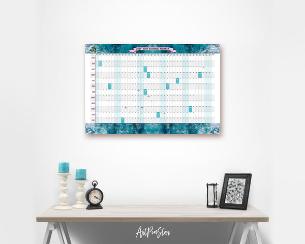 2025-26 Academic Schedule Customizable Yearly Wall Calendar
