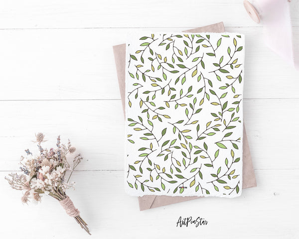 Leaves and Twigs Personalized Vellum Dashboard