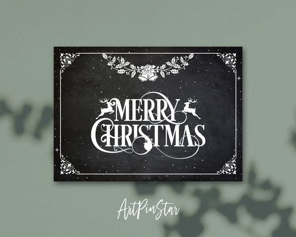 Merry Christmas Personalized Holiday Greeting Card Gifts