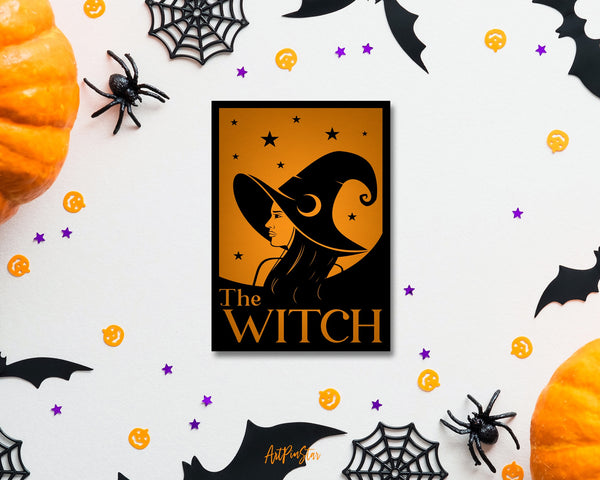 The Witch Halloween Custom Holiday Greeting Card