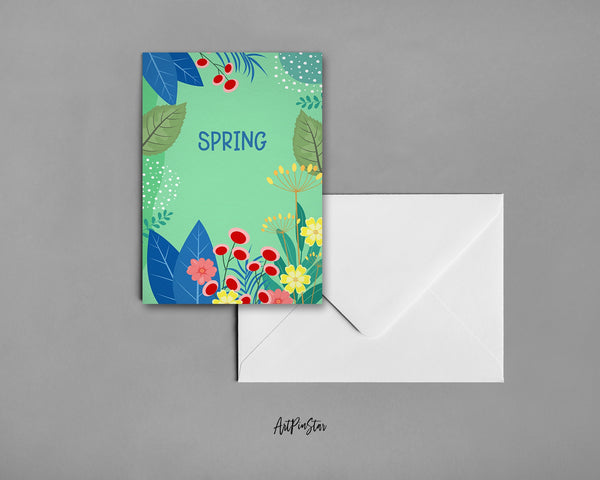 Nature Spring Customizable Season Greeting Cards