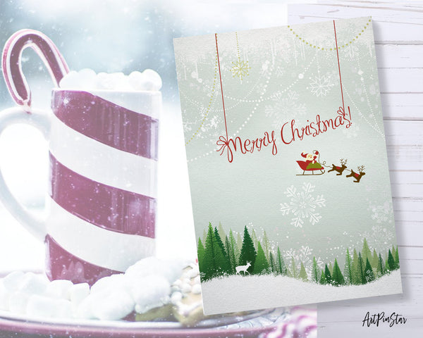 Merry Christmas Personalized Holiday Greeting Card Gifts