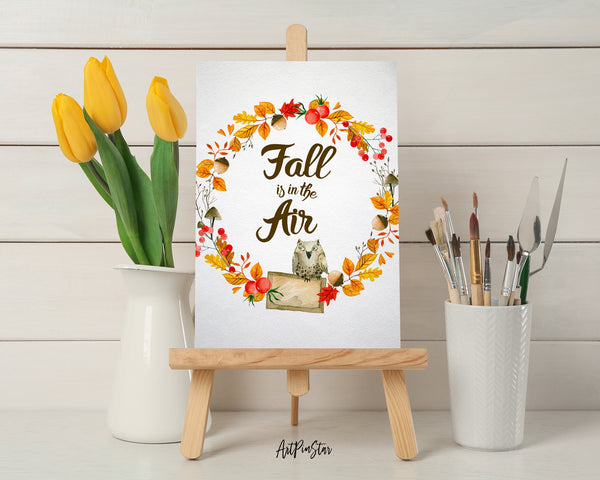 Fall is in the air Customizable Season Greeting Cards