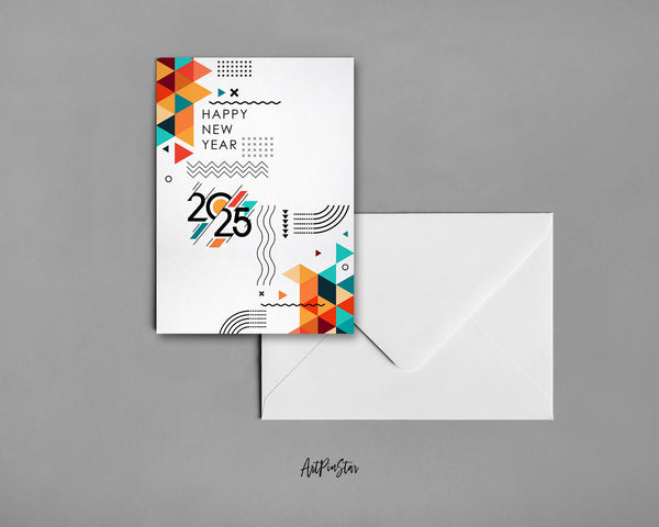 Happy New Year 2025 New Year Customized Greeting Card