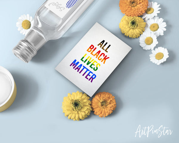 All Black Lives Matter LGBTQ Pride Cards