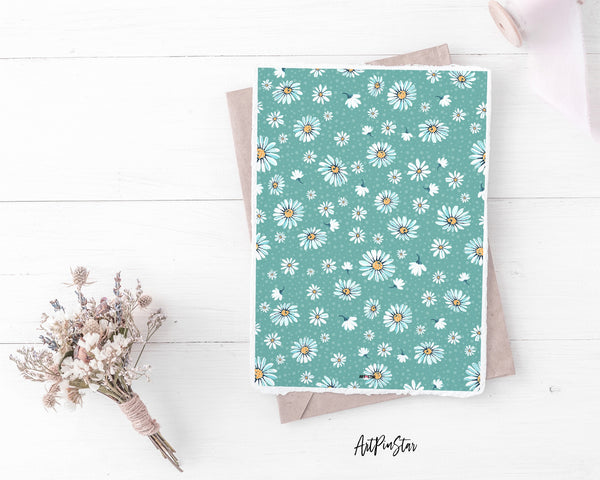 Daisy Flowers Personalized Vellum Dashboard, Pocket, 3.19" x 4.72"