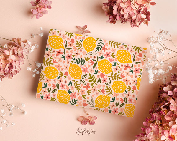 Lemon Flower Personalized Vellum Dashboard