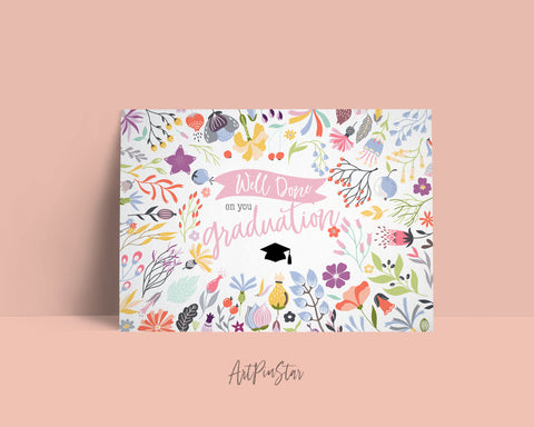 Well done on our graduation Personalized Achievement Gift Cards