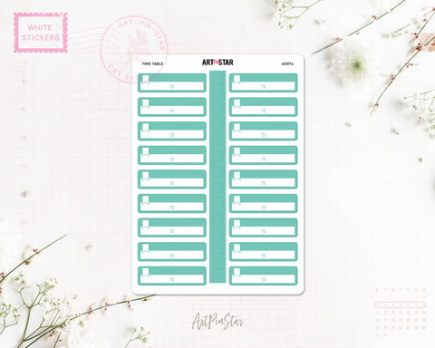 A097a | Time Table, Torquoise