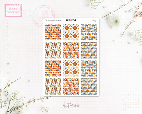 A133j | Thanksgiving Mini Fullbox Pattern, A6