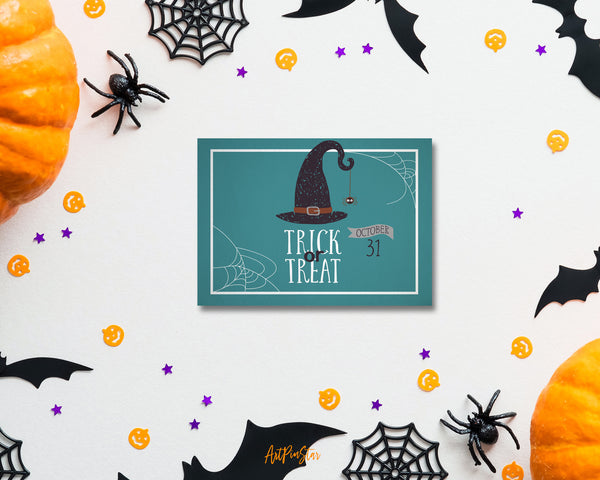 Trick or Treat October 31 Halloween Custom Holiday Greeting Card