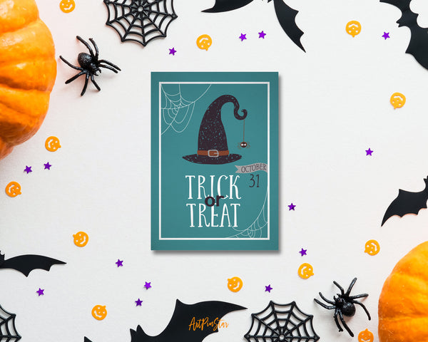 Trick or Treat October 31 Halloween Custom Holiday Greeting Card