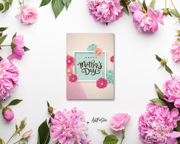 Flower Frame Mother's Day Greeting Cards