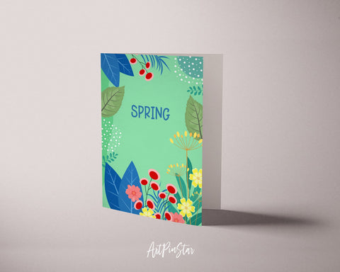 Nature Spring Customizable Season Greeting Cards