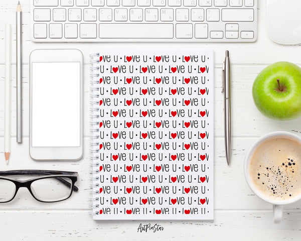 Love U Heart Personalized Vellum Dashboard