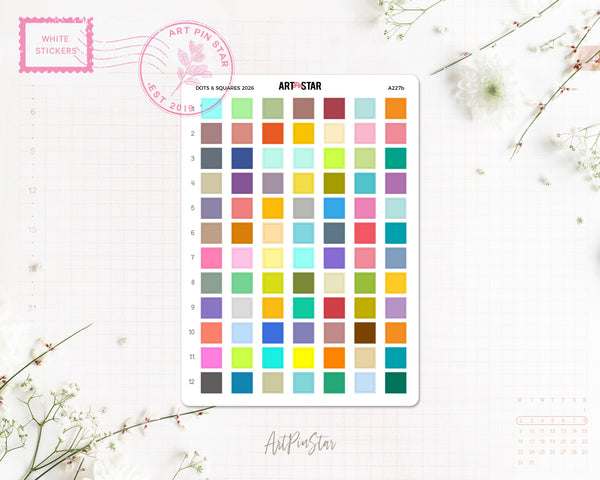 Tiny Sticky Notes White Stickers